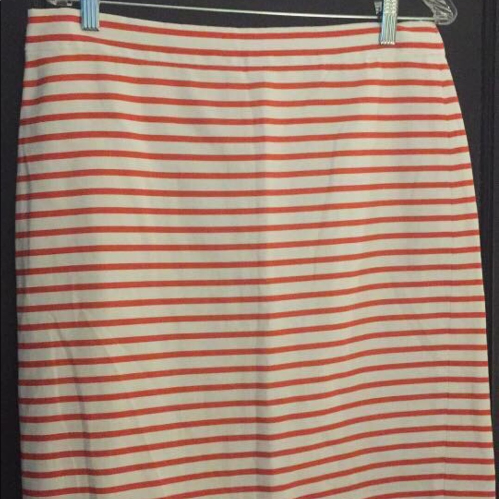 JCrew Striped Pencil Skirt